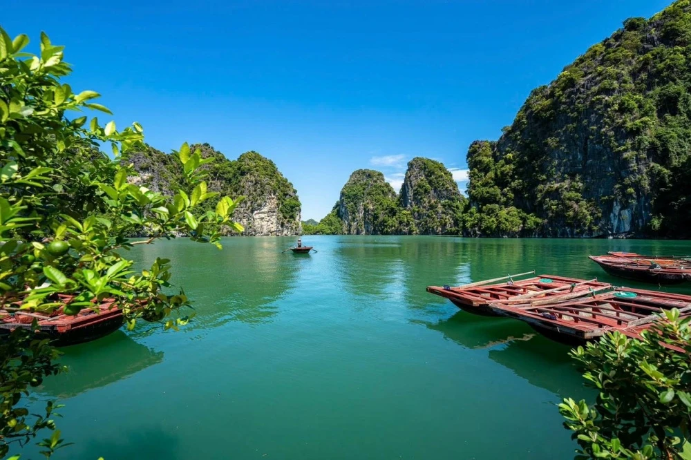 Halong bay in January