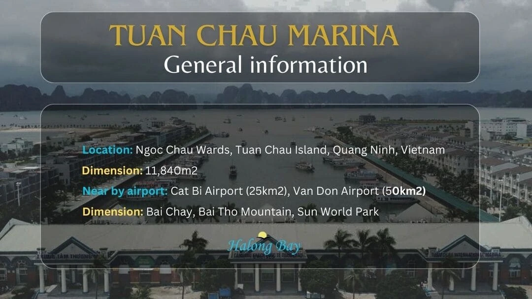 Tuan Chau marina general information