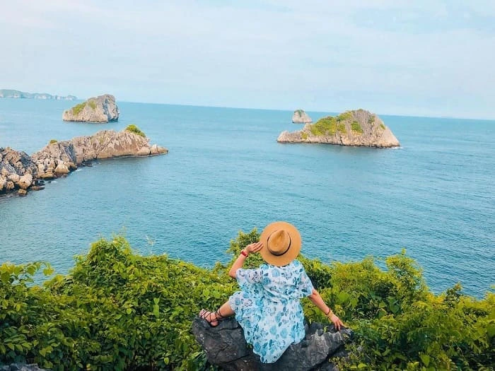 View from Monkey Island, Lan Ha Bay