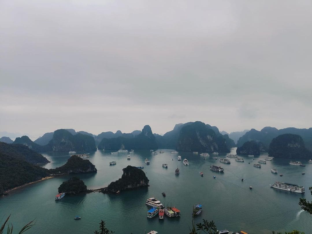 View of Halong Bay from Ti Top peak