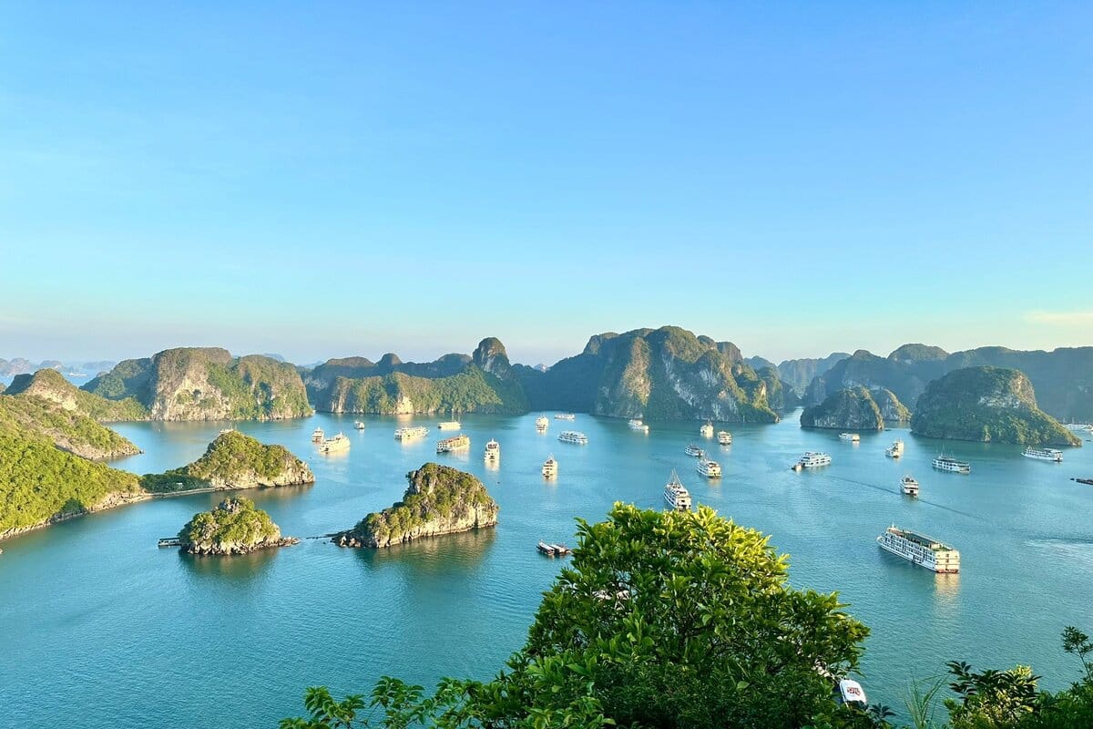 View of Halong Bay from Ti Top Island peak