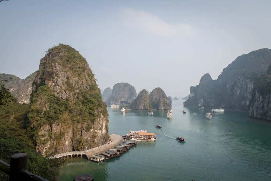 view from Sung Sot Cave