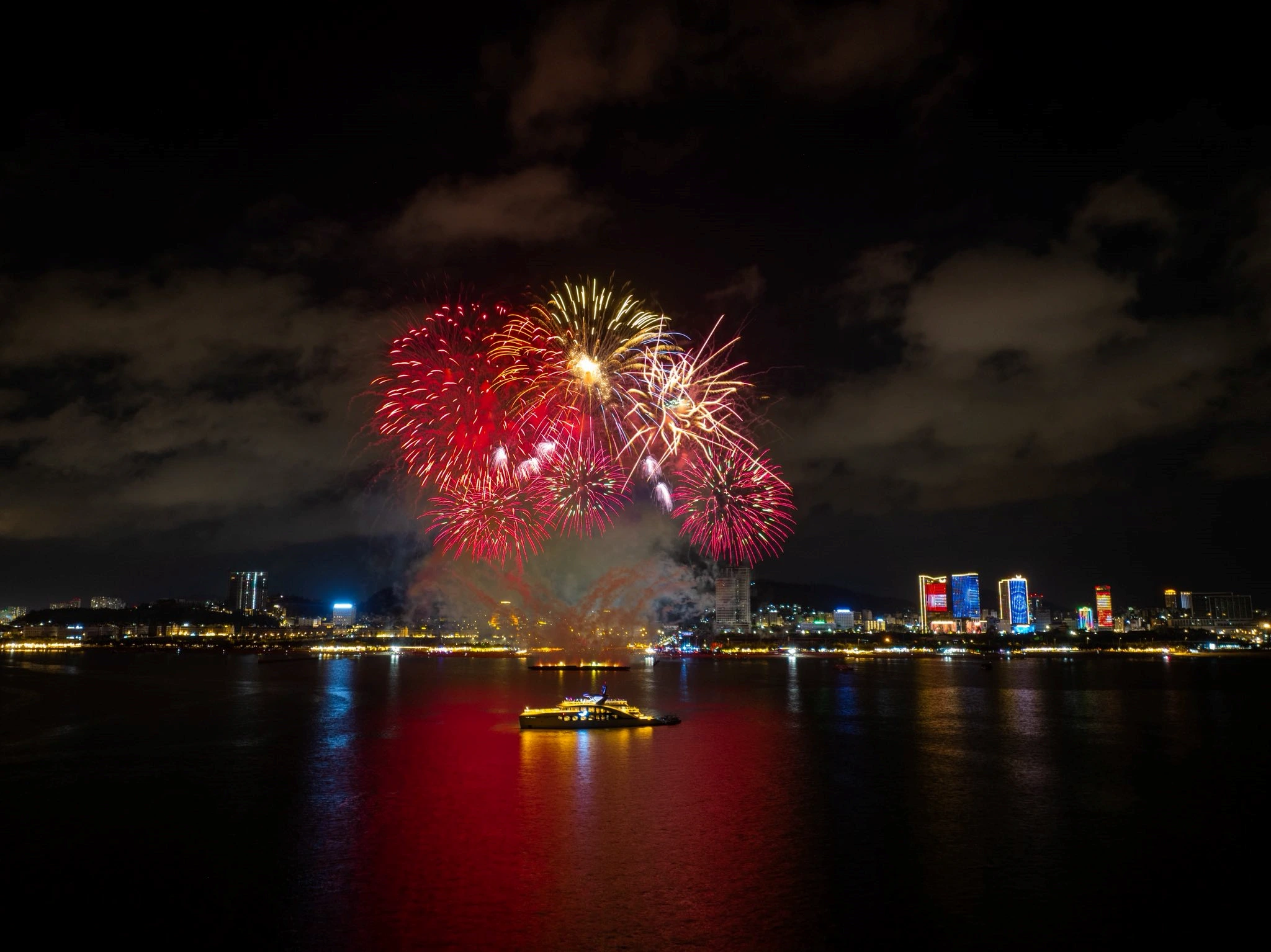 Halong Bay Fireworks: When and Where to see