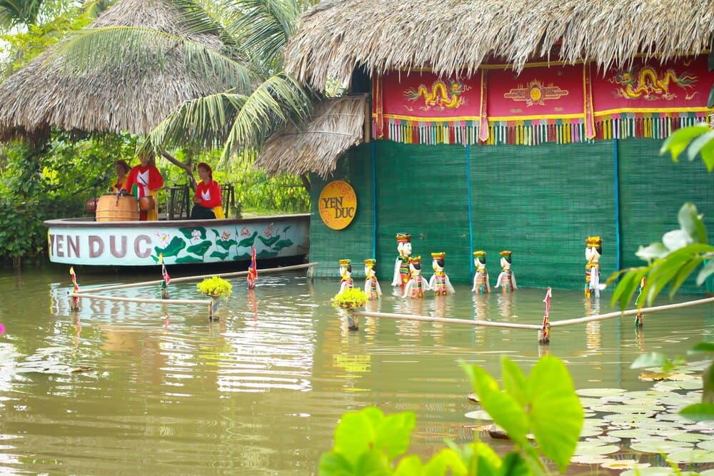 Yen Duc Water Puppet Theatre's stage