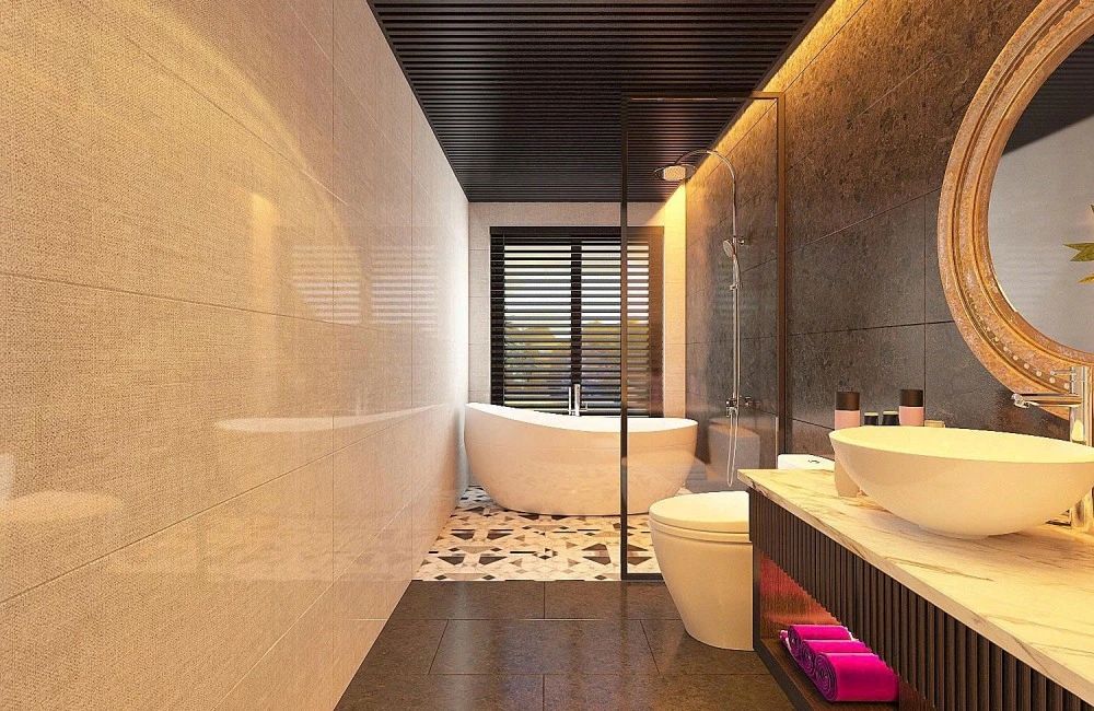 Bathroom with bathtub