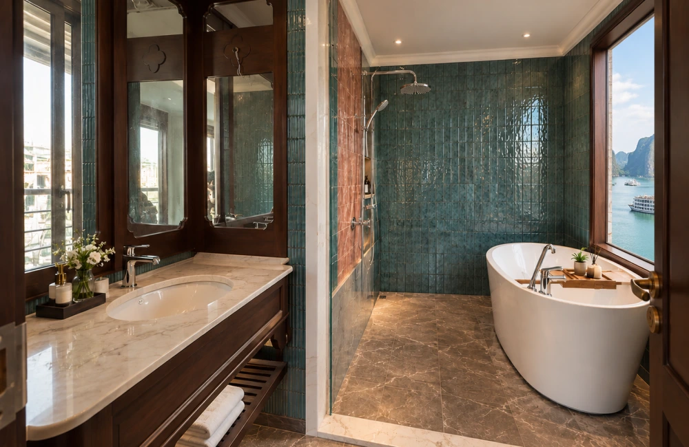 Bathroom with bathtub