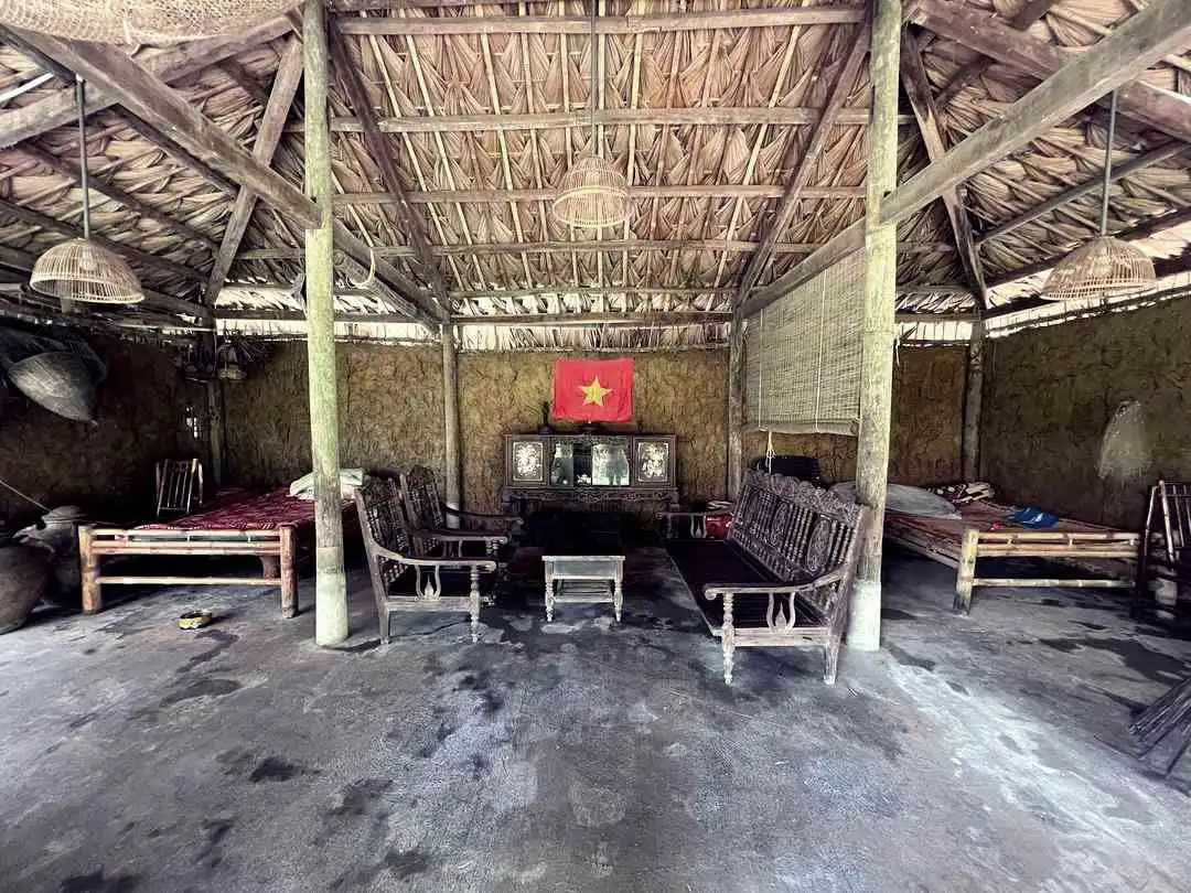Inside a local house of Viet Hai Village