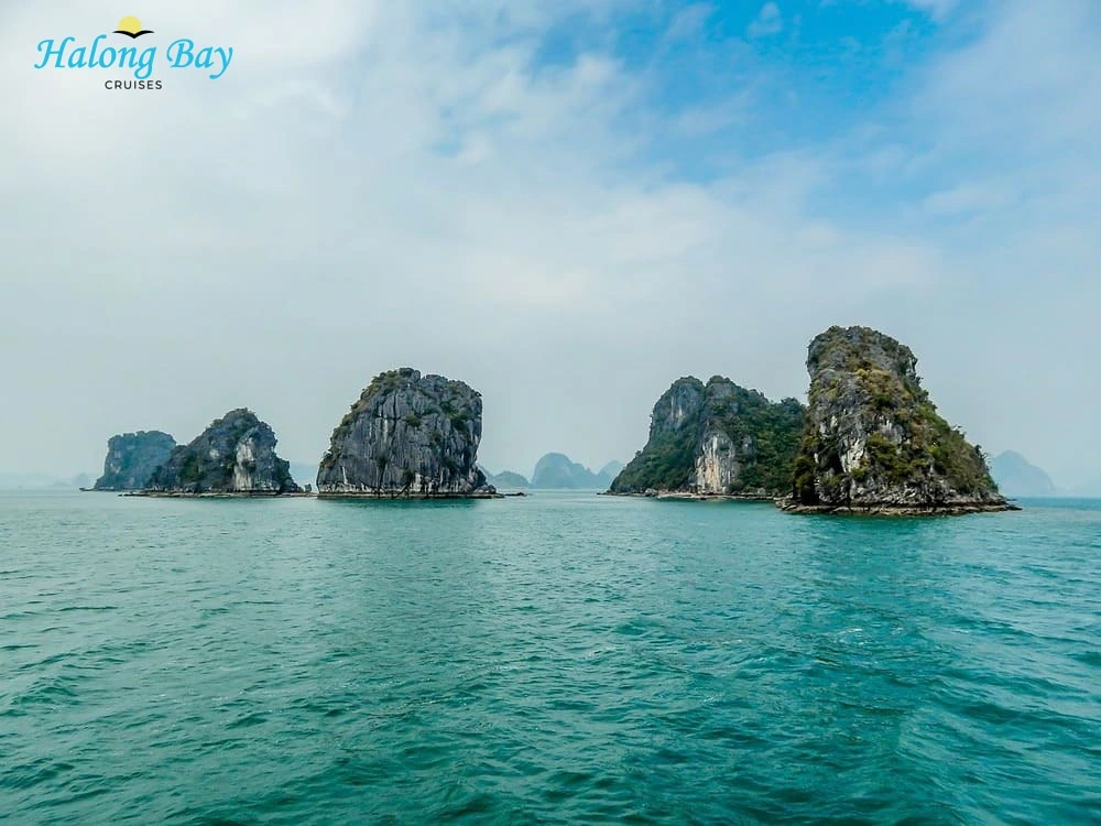uninhibited islands in Halong Bay