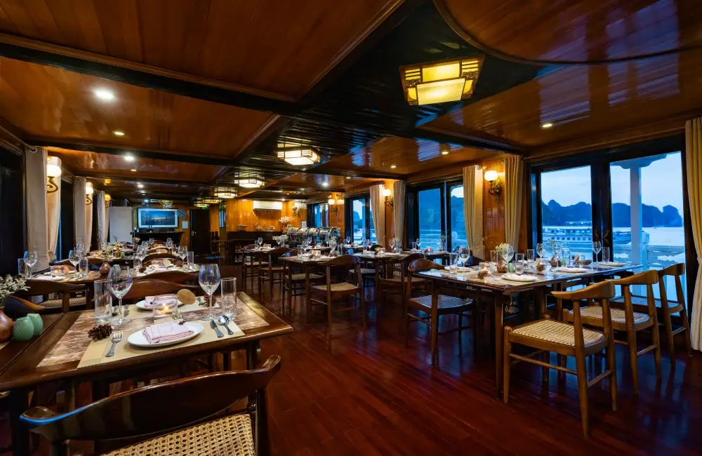 Indoor Restaurant with Bay View