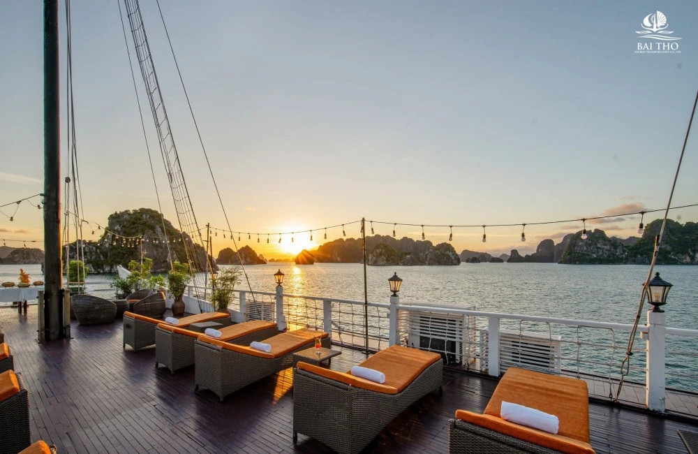 View of Bai Tu Long Bay from Sundeck