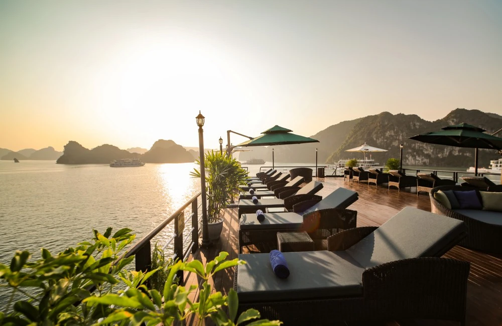 Loungers in Sundeck