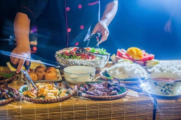 BBQ Dinner on board