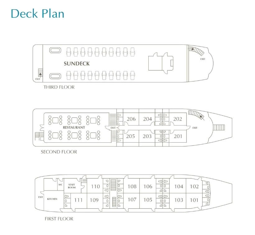 Le Journey Cruise Deck Plan