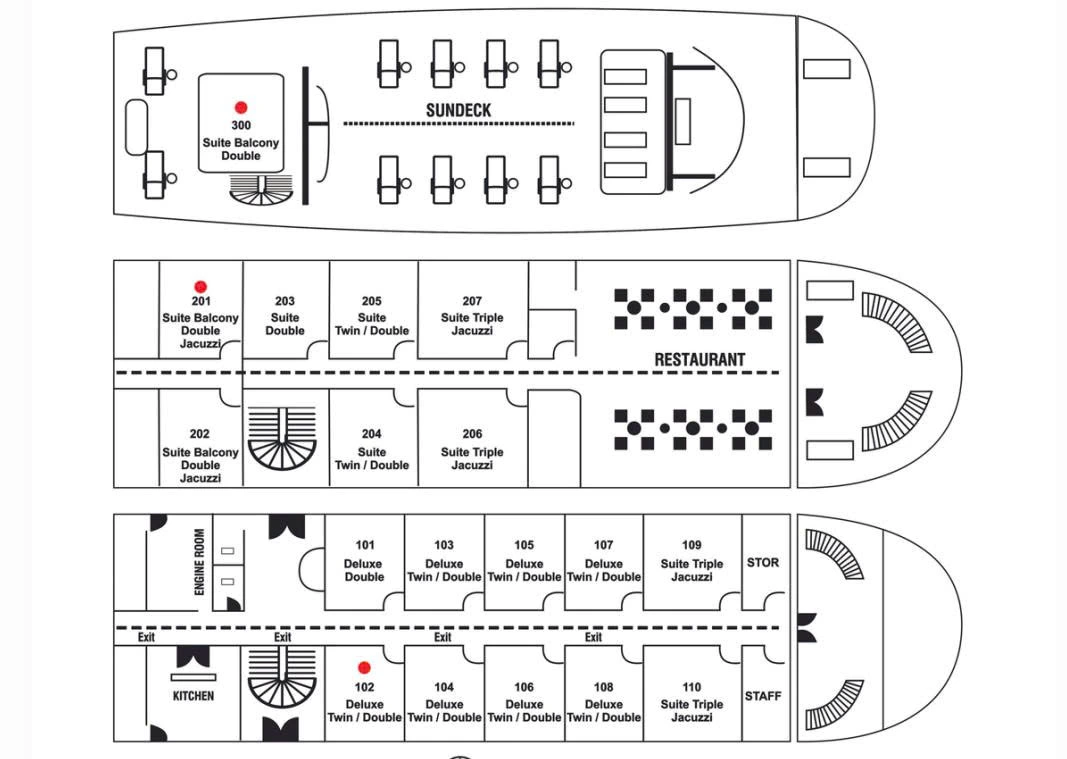 Swan Cruise Deck Plan