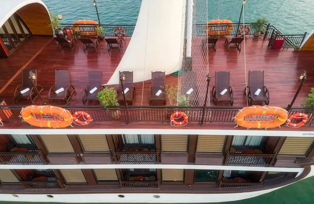 Cruise deck from above
