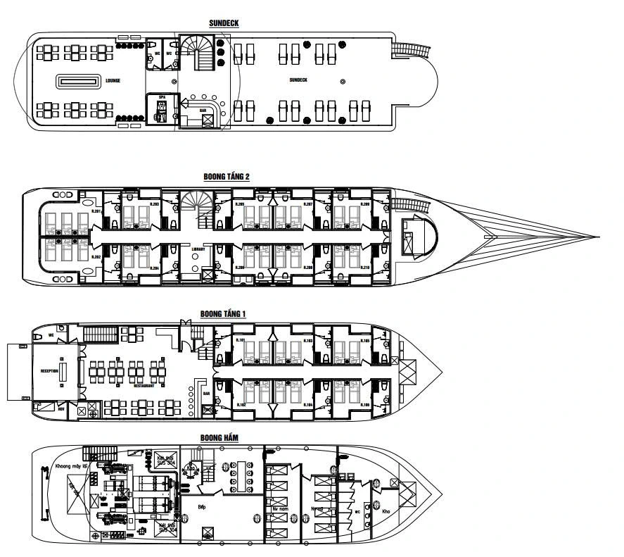 Sena Cruise Deck Plan