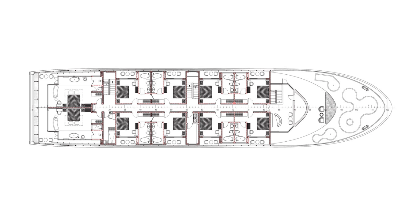 Stellar of the Seas cruise deck plan