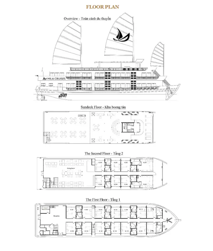 Milalux Cruise Deck Plan