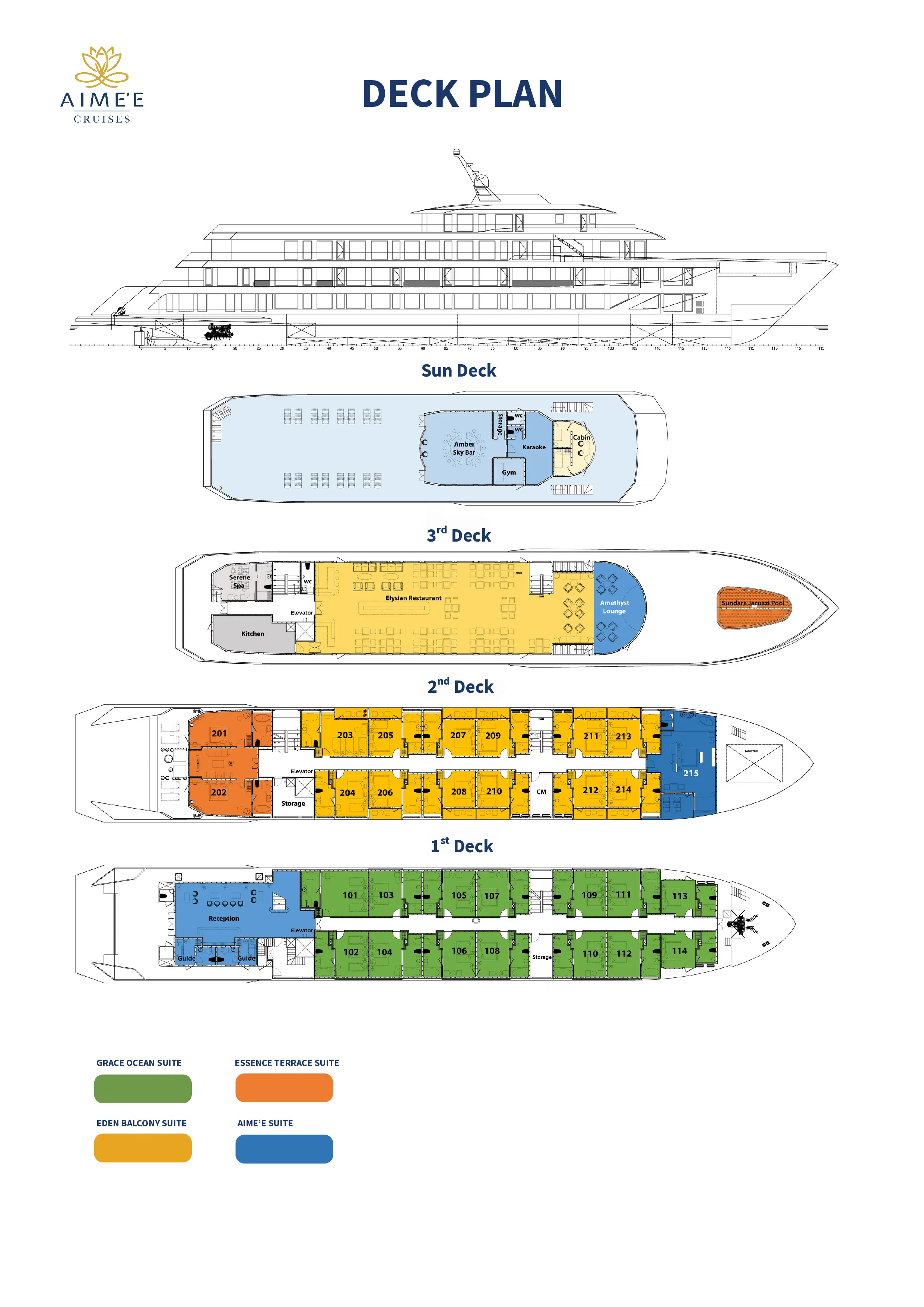 Aimee Cruise deck plan
