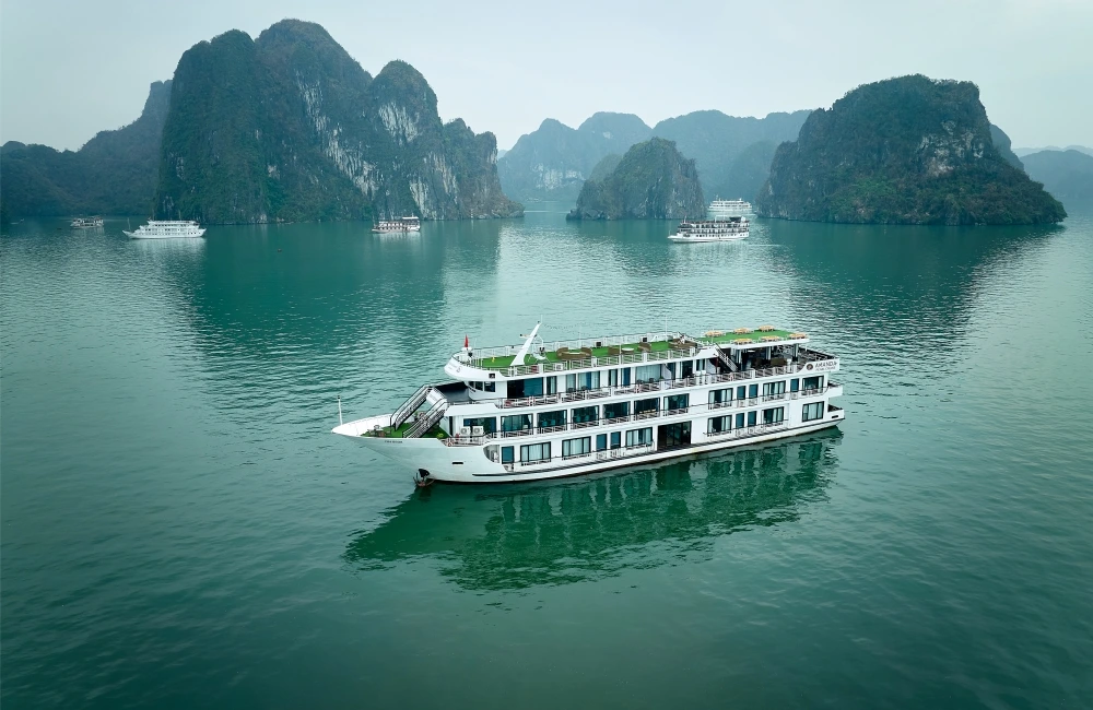 Amanda Pearl Cruise sailing Halong Bay