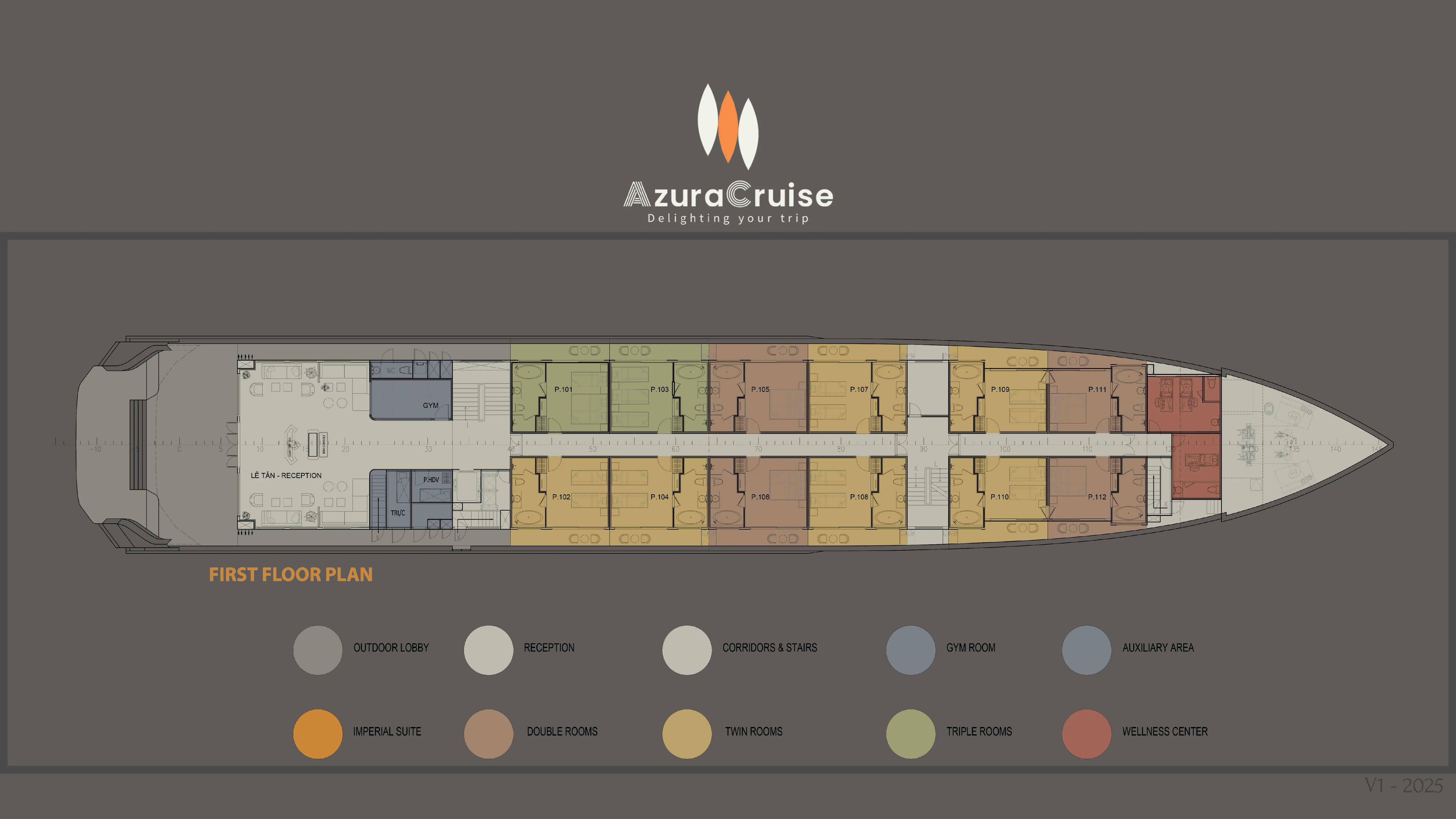Azura Cruise Deck Plan
