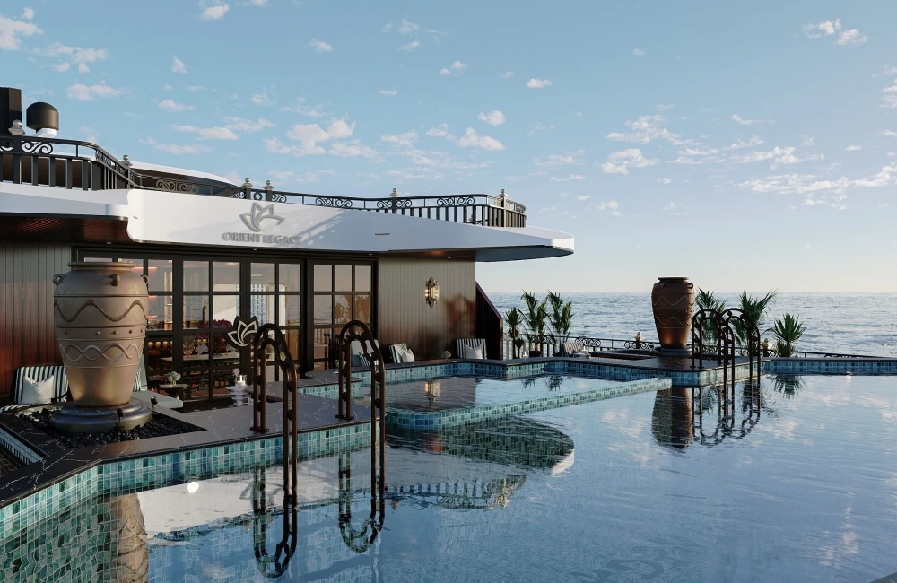 View from the pool