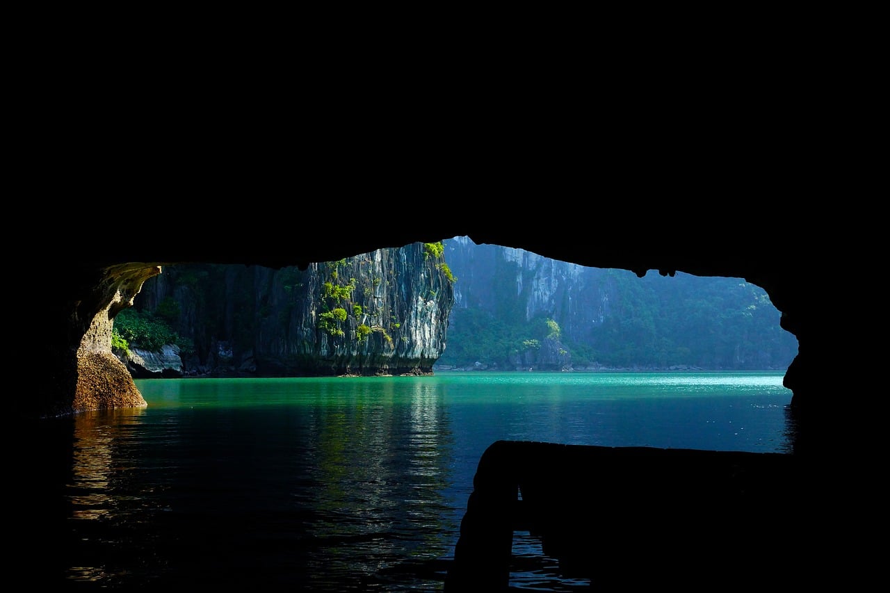 Dark and Bright Cave