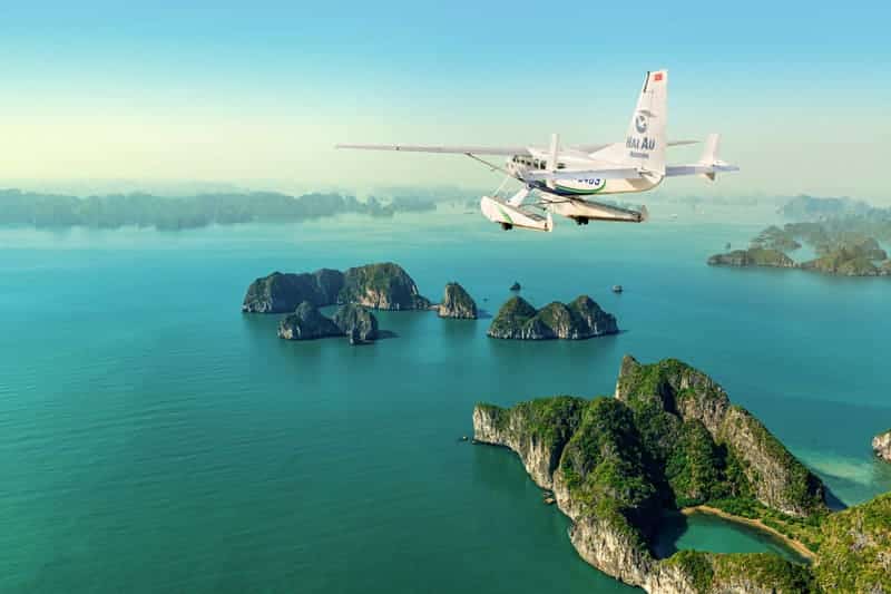 Panoramic view from the seaplane