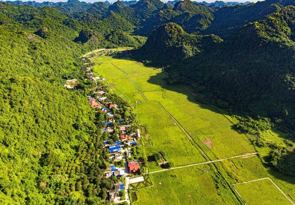 Viet Hai Village from above