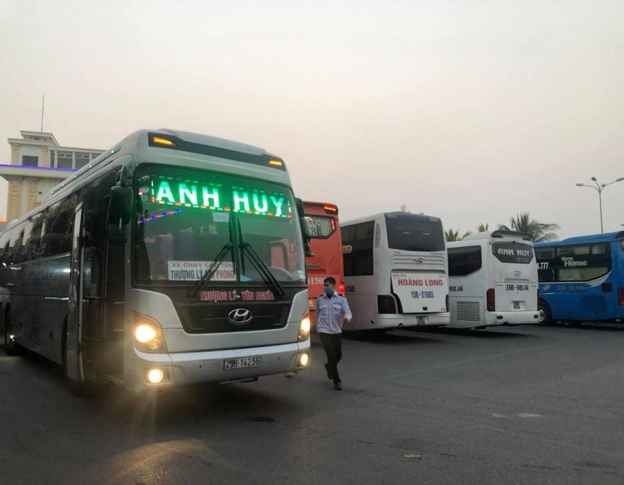 shuttle bus from hai phong to halong