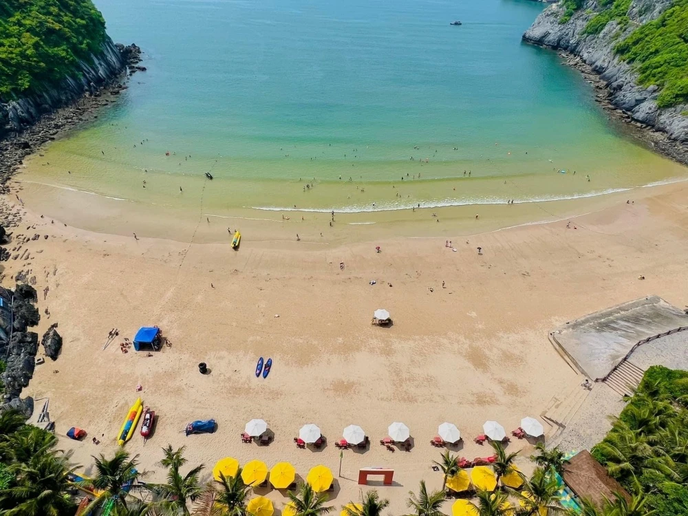 Cat Co Beach on Cat Ba Island